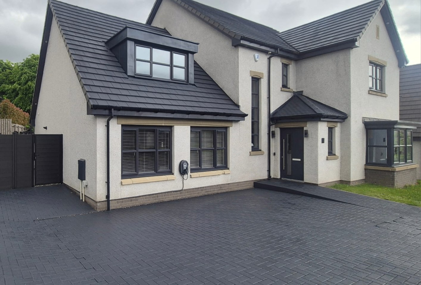 Full residential exterior transformation in Glasgow